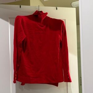 IMAN Bold Red Knit Sweater